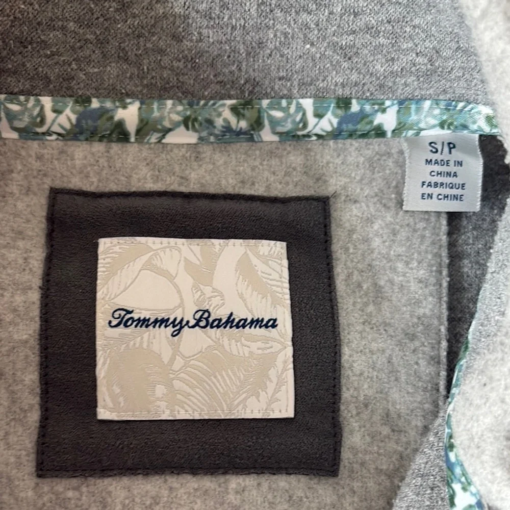 Tommy Bahama Gray Lightweight Shirt Jacket